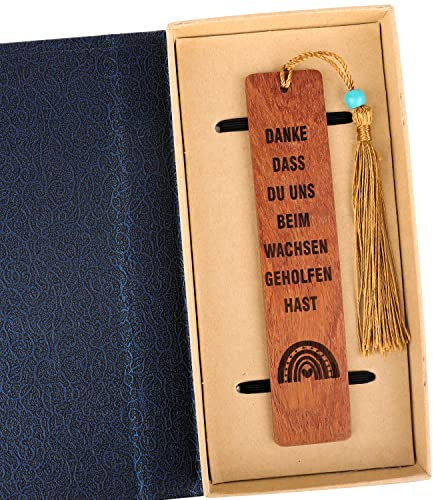 Rebundex Lesezeichen Holz Abschiedsgeschenk Kollegen Jobwechsel Lehrer Geschenk Abschied Erzieherin Geschenk Dankeschön Geschenke für Kollegen Erzieherin Lehrerin