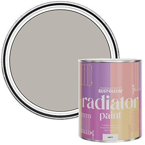 Rust-Oleum Beige Heat Resistant Radiator Paint in Matt Finish - Portland Stone 750ml (SHDRCT1180)