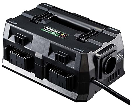HiKOKI UC18YTSLJ0Z Multi port charger for 14.4V - 18V battery packs | 4-port charging station for convenient charging of multiple 14,4V / 18V / MULTI VOLT battery packs