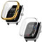Braleto 2 Piezas Fundas compatibles con Amazfit GTS 4 MiNi, suave revestimiento de TPU, resistente a arañazos y golpes cobertura total para Amazfit GTS 4 MiNi (clean+rose gold)