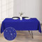 Kapwall Tischdecke Outdoor Abwaschbar 137x160 Blau Gartentischdecke Tischdecken Table Cloth für Outdoor, Garten, Hochzeit,