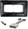 Sound-way Kit de Montage Autoradio, Façade Cadre de Radio 9 Pouces, Adaptateur Compatible avec Ford Fiesta 2001-2005 / Fusion