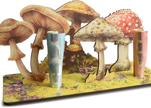Fliegenpilz - Pilze 3D-Holzkarte | Geldgeschenke, Pflanzen, Glückspilz, Fliegenpilz Deko, Pilz, 3D Pilz