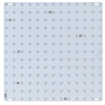 Kavolet Pflanzenlampe LED 169 LEDs 12W Pflanzenleuchte Hängend Quantum Panel Pflanzenlicht Rot- und Blauspektrum Pflanzenwachstumslicht Anzucht Wachstumslampe LED Grow Light für Pflanzen Gemüse