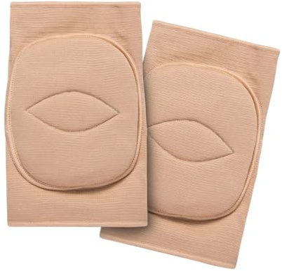 Kitry 1 Paio di Ginocchiere per Techdance TH-163 Sport Palestra Fitness Calcio Calcetto Allenamento Accessori Pilates Yoga Ginocchio Relax Free Time Tempo Libero Accessorio (Carne, S (28-30 cm))
