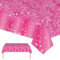 2 Stück Rosenrot Tischdecke Party Einweg Tischdecke,137 x274cm Rosenrot Tischdecke Wasserdicht Fleckschutz Rechteckig Tischdecke für Tische im Indoor und Outdoor Partys,Geburtstagsfeier,Hochzeit