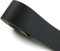 Frise de papier peint autocollant noir mat 10 x 500 cm d'épaisseur en vinyle imperméable pour décoration d'intérieur, salle de bain, cuisine, chambre à coucher, bureau, couloir, entrée, porte en
