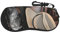 chenfandi Cowboy-Etui mit schwarzem Hut, Westernstiefeltasche, tragbar, weiches Etui für Brillen und Sonnenbrillen mit Schlüssel-Verriegelung für Damen und Herren., Schwarz , One size