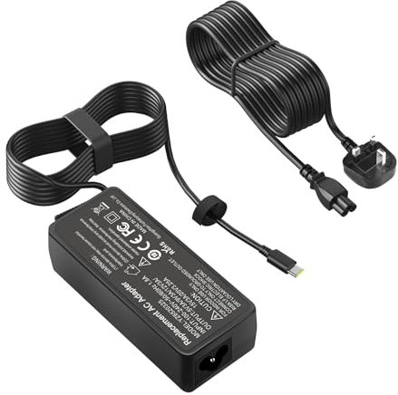 65W USB C Universal Laptop Charger Replacement Compatible with HP, Dell, Lenovo, Acer, Asus, Samsung, Google Series