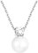 Sofia Milani - Damen Halskette 925 Silber - mit Zirkonia Steinen - Perlen Anhänger - N0879