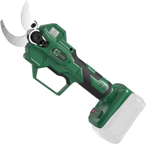 Forbici Potatura Elettriche per Bosch 18V PBA Batteria, 40 mm Brushless Cesoie Potatura Elettriche Professionali con LCD Display, per rami, arbusti e tronchi (batteria non inclusa)