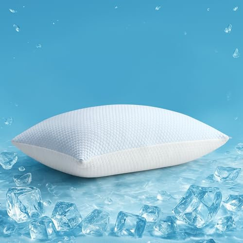 Deodar Kopfkissen 50x70 cm Memory Foam Pillow Kühlendes Kissen Ergonomischer Komfort Antibakterielles Kissen Komfortables weiches und atmungsaktives Kissen Schlafkissen für Seiten Rücken