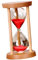 Sharplace Sanduhr Sanduhr für Kinder, Bunte Sanduhr, Sanduhr Eieruhr, Küchentimer Acryl überdachte Uhr 1 Minute zum Kochen, Maske, Lernen, Yoga, Spielen, Dekoration, Rot