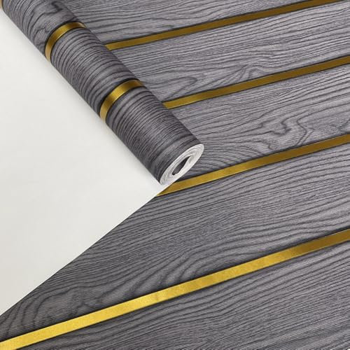 RHP Vliestapete Holzoptik 3D – Wandpaneel Design, moderne Lamellenwand im Skandi Look, Natur Optik, Holzwand Effekt, 0,53 x 10,05 m (970708)