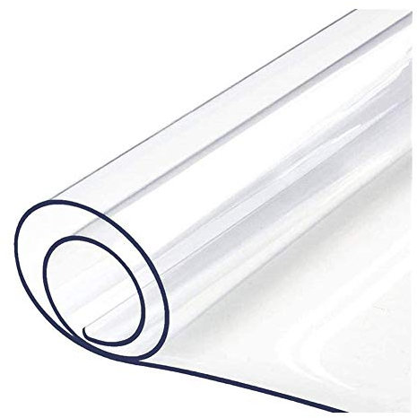 XINYUL 1,5 Mm / 2 Mm Dicke PVC-Tischdecken Transparente Tischdecke Rechteckschutz Schreibtischunterlage Tischplatte Aus Weichem Glas (1.5mm,90x90cm)