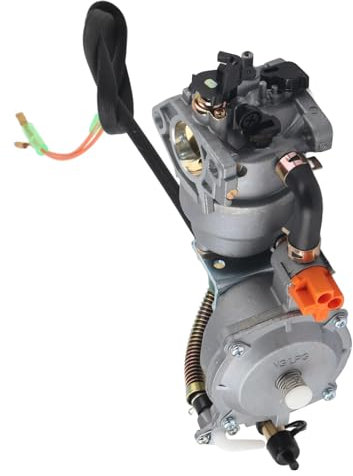 ZSQGHGH Vergaser LPG CNG Generator Dual Fuel Vergaser Für GX390 188F Manuelles Choke-Zubehör 4,5-5,5 KW Vergaser Ersatz