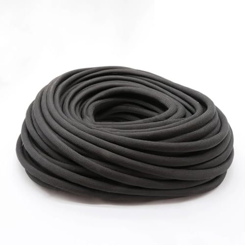 Gaine tressée isolante en fibre de verre, diamètre 1 à 10 mm, longueur 10 mètres, 600 °C(10mm)