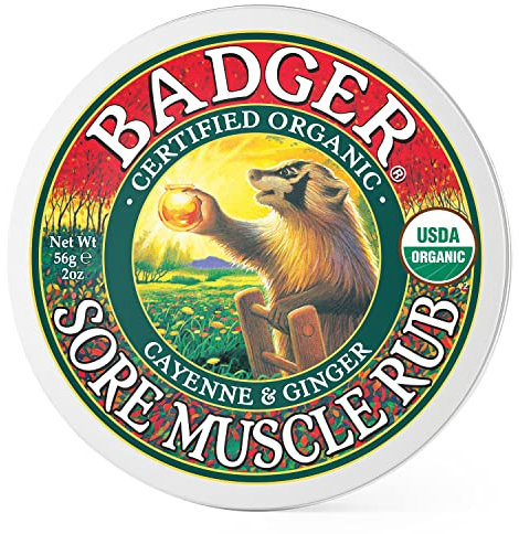 Badger Balm Organic Sore Muscle Rub Original Balm 56g