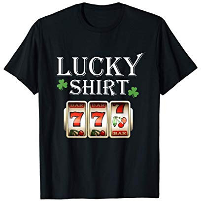 Lustige Casino Spielautomat Jackpot Lucky T-Shirt