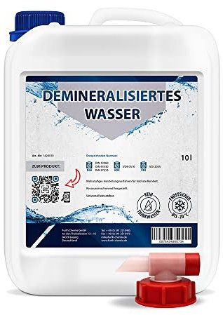 Furthchemie Demineralisiertes Wasser 10 l, Auslaufhahn