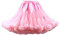 Homipooty Damen Elastische Taille Tüll Petticoat Tutu Party Mehrschichtiger Puffy Cosplay Rock Unterrock, Länge 40 cm, Taille 56-100 cm Rosa