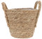 Zerodeko Geflochtene Blumentopf Seegras- Pflanzkorb Stroh- Pflanzk?rbe Flechtkorb - Pflanztopf Weiden- Pflanzbeh?lter mit Kunststoffeinsatz für Zimmerpflanzen Waschküche 20Cm Rattan Blumentopf