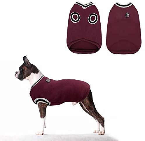 Hundepullover Winter Hundemäntel Hundekleidung Weich Warmer Hunde Pullover Hund Katzen Gestrickt Haustier Kostüm Jacke Weste Outfit für Kaltes Wetter Kleine Mittlere Große Hunde Welpen Innen Außen