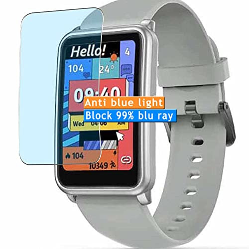 Vaxson 3 Stück Anti Blaulicht Schutzfolie kompatibel mit BlitzWolf BW-AH2 1.57 Display Bluelight folie folien Displayschutzfolie ( nicht Panzer Schutz Glas folie SchutzGlas nicht PanzerGlas )