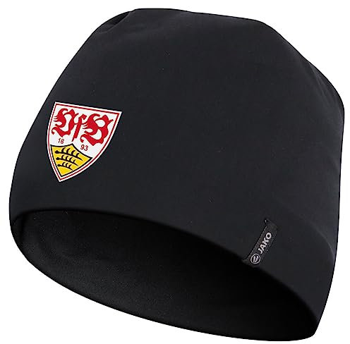 JAKO VfB Stuttgart Funktions-Beanie schwarz VfB 1893 Mütze Fanartikel