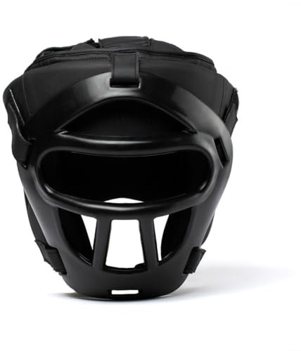 Everlast Elite 2 PRO Headgear Black Sparring Training with Removal Face-Guard