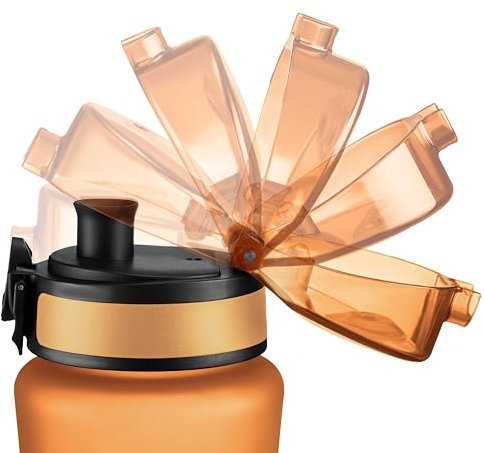 My Vesperbox - Ersatz-Deckel Trinkflasche - passend für Minny und Thermo Minny (Orange - Rose)