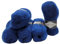 5 x 100 Gramm Ilkadim Export Mohair Classic Strickwolle, 500 Gramm Strickgarn einfarbig mit 25% Mohair Wolle (royal blau 409)