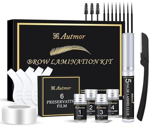 Brow Lifting Set, Augenbrauen Lifting Set Wasserdicht Langlebiges Styling, Eyebrow Lifting Set Professioneller Augenbrauen Laminierung Set für den Heim-Salon und Makeup-Schönheitssalon DIY Brow