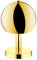 Trio Leuchten Tischleuchte Boccia 519300103, Metall Messing poliert, exkl. 1x E27
