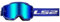 LS2 Charger Iridium MX Brille Crossbrille, Blau Iridium
