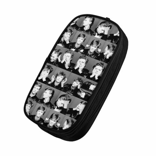 Otsyunc Ntyhjbrmanhv Jwxagilasv Federmäppchen Große Kapazität Federtaschen [Design-0778] Mäppchen mit Reißverschluss Make-up Tasche