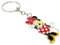 LUV HER Disney Themed Keychain – Metall, langlebig, Minnie Character Charm Minnie, Schlüsselanhänger, ab 3 Jahren, Minnie Maus, Einheitsgröße