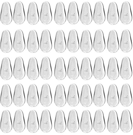 25 Paar Brillen Nase Luftkammer Brillen Nase D-Form Schraube In Weiche Silikon Nase