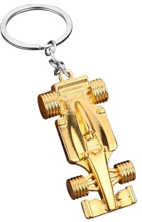 CGEAMDY Porte Clés Voiture, Personnalités Portes Clés Voiture, Cool Porte-Clés-Voiture, Pendentif Pour Clé De Voitures, Porte-Cléss-Voiture Course, Porte Clés Voitures Course Clé Affichage(Doré)