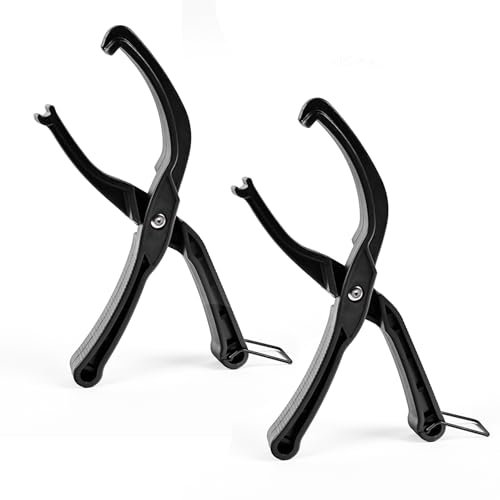 Tyre Levers for Bicycles, Heavy-Duty Bike Tire Levers with Rim Protector, Easy Tyre Removal and Installation Tool, Ideal for Road and Mountain Bikes, Bicycle Tire Clamp for Stubborn Tires