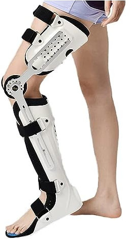 Ortesis De Rodilla Articulada, Rodilleras plegables Soporte for pies Soporte ortopédico ajustable Protección después del soporte de rodilla for pierna izquierda o derecha Rodillera Estabilizador de fé