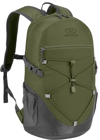 Highlander Hiking Backpack - 20l Venture Daypack - Camping Rucksack for Men & Women - Lightweight & Durable Walking Bag, with Adjustable Straps