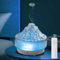 hzuisst Aroma Diffuser, 260 ML Iceberg Diffusor für Ätherische Öle mit Fernbedienung, Raumduft Diffuser mit 7 Lichtfarben, Timer, Abschaltautomatik Aroma Diffuser Klein für Schlafzimmer Büro