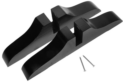 GAROZATION Raumteilerständer Holz Tragbarer Trennwandfuß Verschleißfest Für Büro Und Zuhause 2 Stück