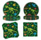 AINIUNIU 40 Pcs Vajilla de Cumpleaños Infantil de Dinosaurio, Platos y Servilletas, Decoraciones para Fiestas de Dinosaurios, Vajilla para Fiestas de Cumpleaños Infantiles para 20 Guests