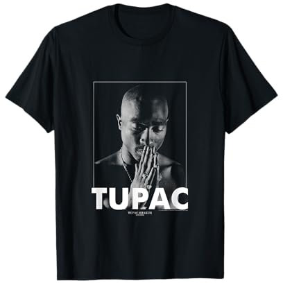 2Pac Praying by Rock Off T-Shirt