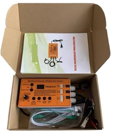 Frigorifero Inverter Board Compressore Elettrovalvola Ammortizzatore Ventola Tester Valvola Elettrica Strumento di guasto Versione Inglese (11-Funzioni)