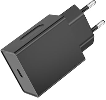 25W USB-C Schnellladegerät für iPhone 16, 15, 17, 14, 13, 12, 11, Pro, Plus, Pro Max, Power Adapter mit PD 3.0, USB-C Netzteil, Kompatibel mit Samsung Galaxy, iPad & AirPods (Schwarz)