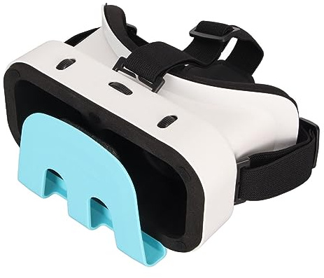 Qudinip Auriculares VR, Gafas de Realidad Virtual 3D para Switch con Lentes Ajustables y Diadema, Compatibles con Miopía por Debajo de 600 Grados