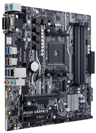 motherboard Fit For ASUS PRIME A320M-A Motherboard AMD A320 AM4 Support Ryzen 5 5600 3500X 7 5700X 1800X 3 3200G 9 5950X CPU DDR4128GB HDMI DVI MATX